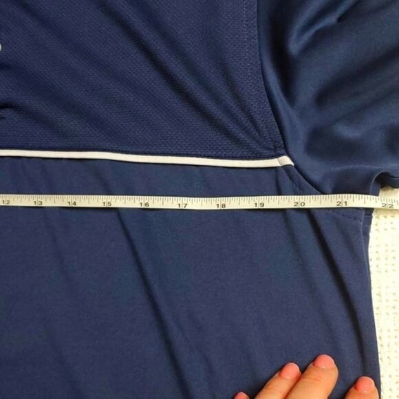 Slazenger Golf Polo Short Sleeve 3 Buttoned Sz L Shirt - Picture 3 of 7